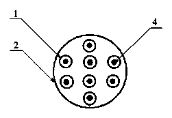 Inserted intermediate frequency fused salt heater