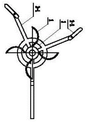 Resultant-force wind power generation device with energy storage function
