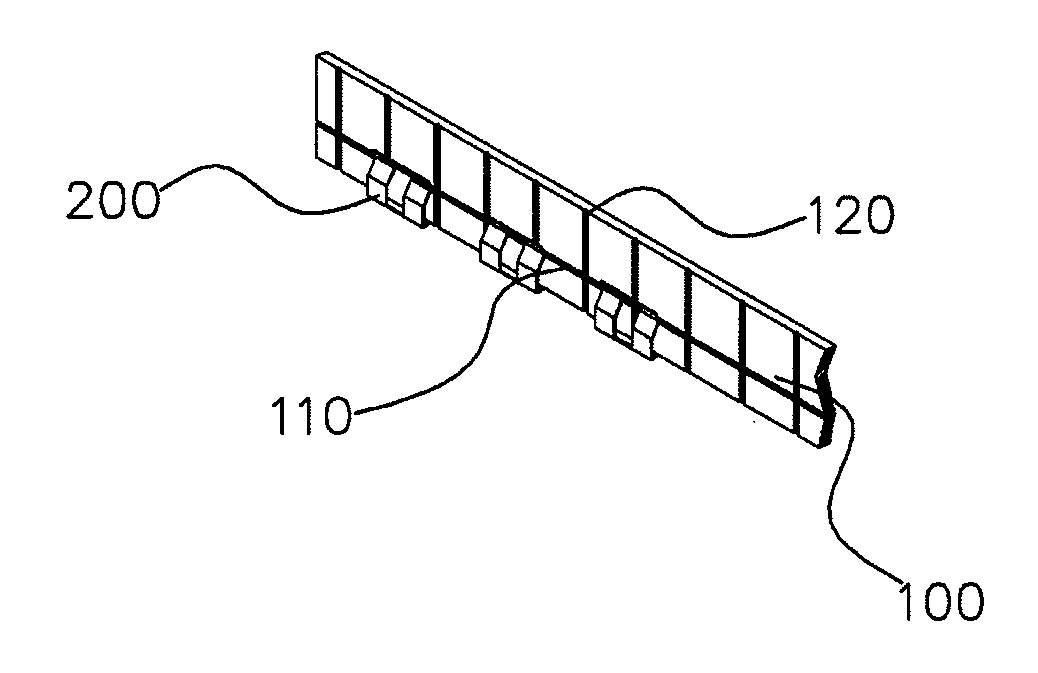 Metal strip assembly for EMI shield case, EMI shield case including the same, and fabrication method of the case