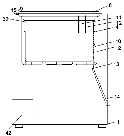 Dual-barrel type material boiling machine of which inner barrel can be used for accommodating