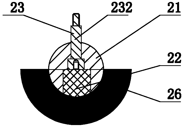 Lightning wire anti-thunder capacitance-eliminating grounding device