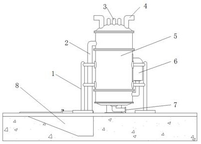 Corn kernel dewatering and drying device for agricultural production