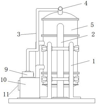 Corn kernel dewatering and drying device for agricultural production