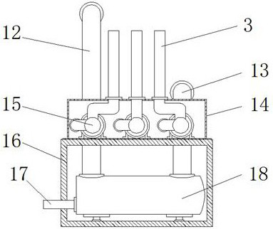 Corn kernel dewatering and drying device for agricultural production