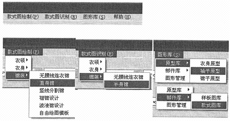 Intelligent skirt style and pattern design system