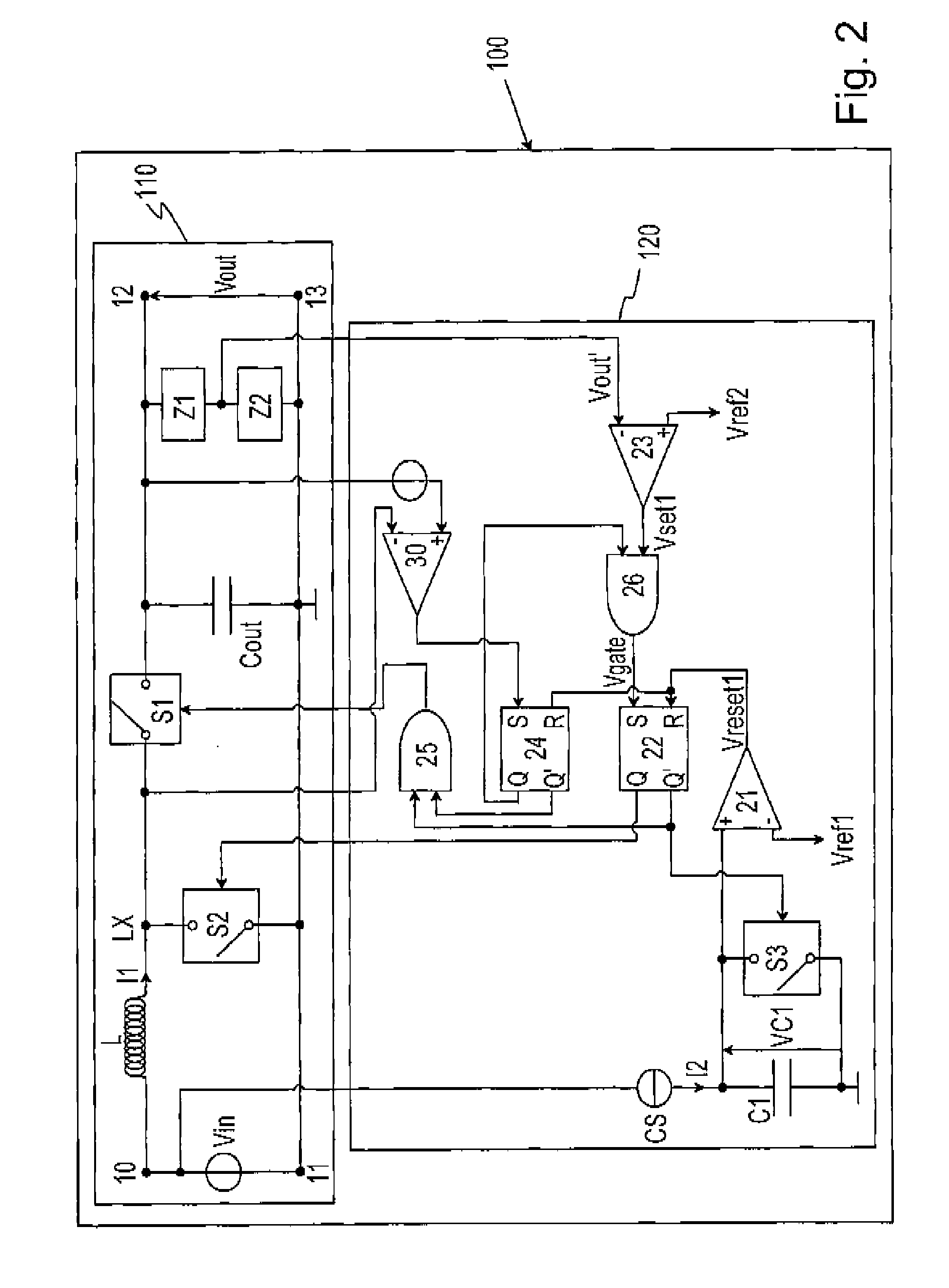 Lower power controller for DC to DC converters