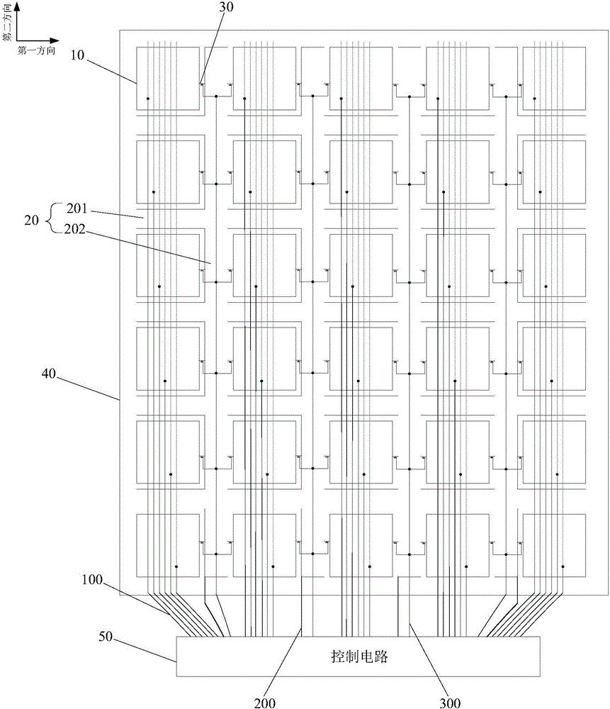 Touch control structure, touch control panel, VT testing method, display device and control method
