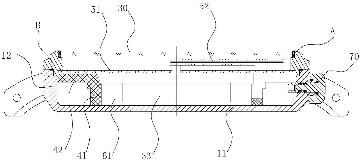 Waterproof watch and waterproof watch assembling method