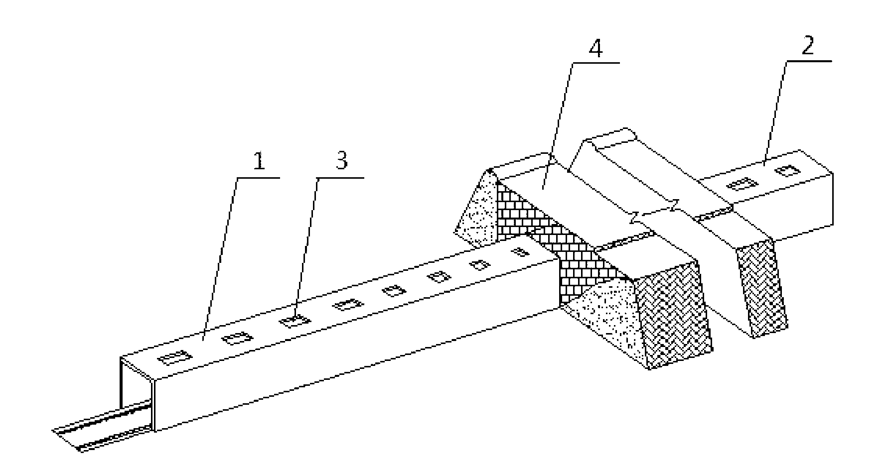 Buffer structure of single-track tunnel portal of high-speed rail