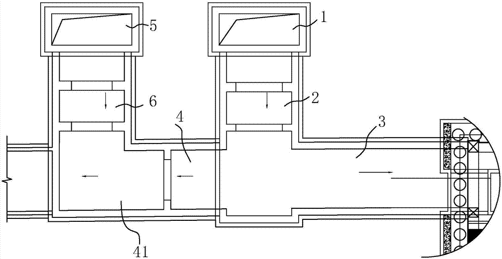 Construction method for union construction of station vent shaft and underground-cut section