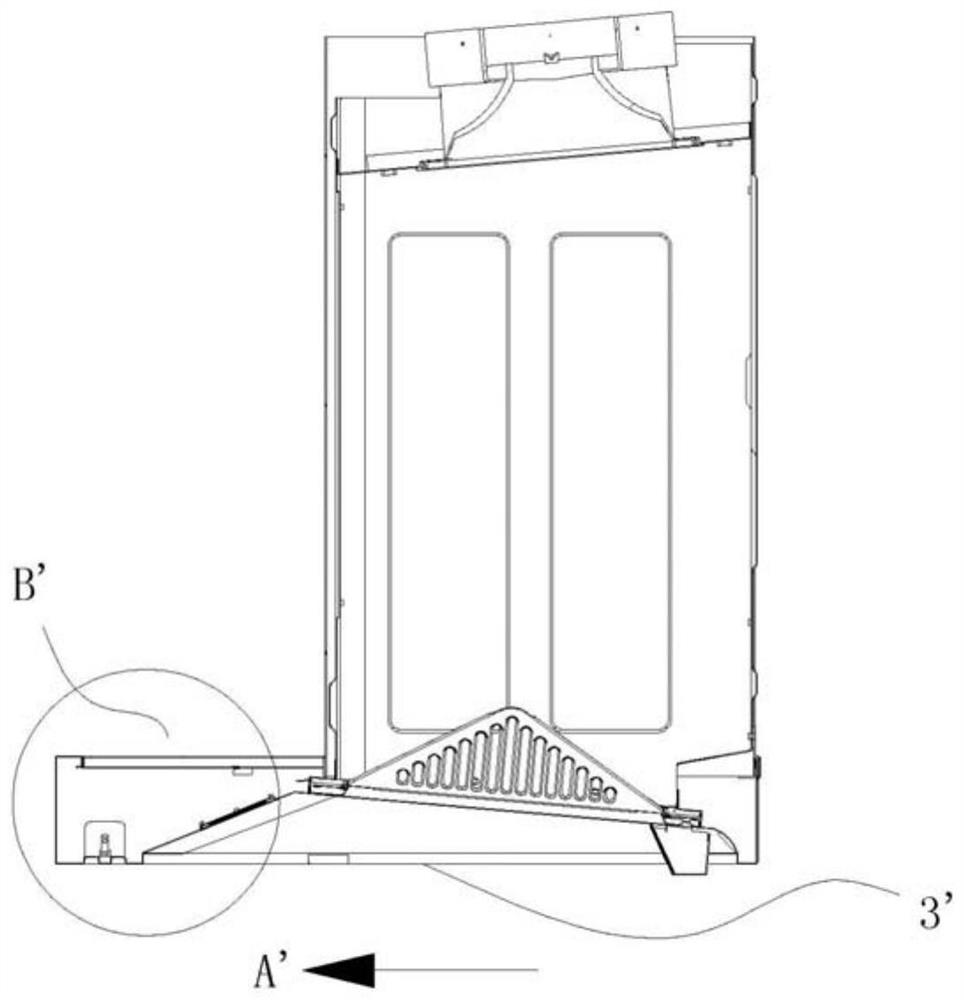 An air curtain range hood