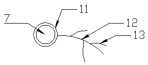 Efficient feed device applied to barley seedling horizontal grinder