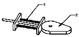 Warning device for electric power engineering