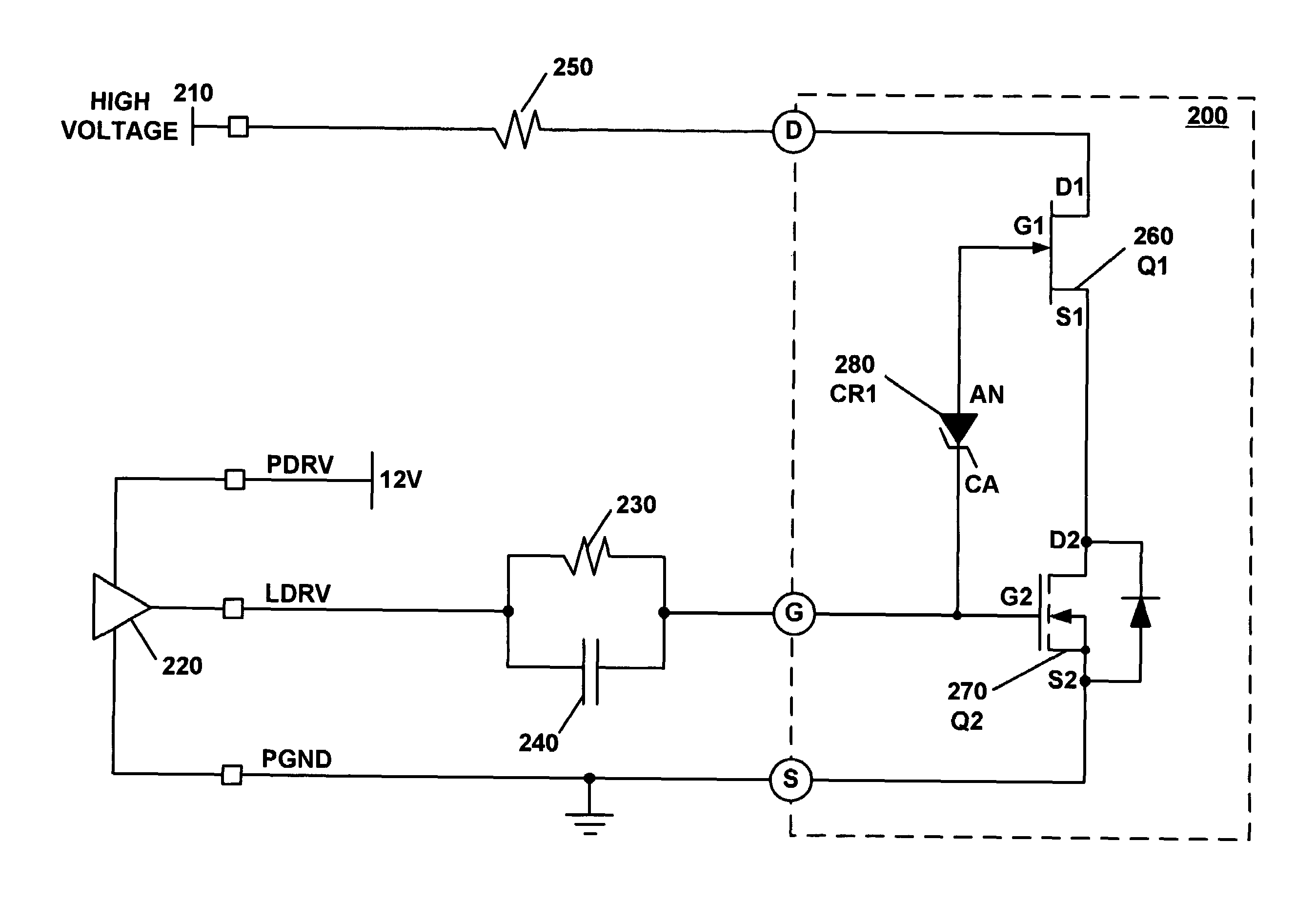 Composite field effect transistor