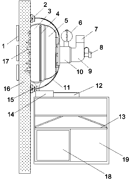 Apparent defect determination device for structural concrete, and detection method implemented by device
