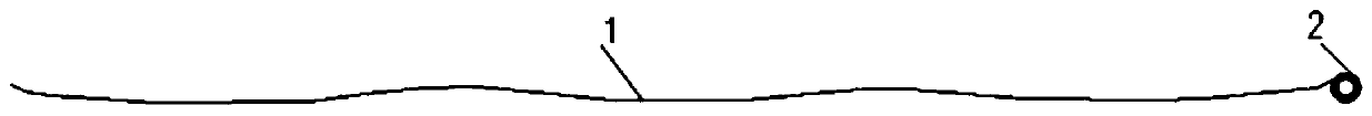 Construction method for penetrating through full-length prestressed tendon of segmental prefabricated assembled beam