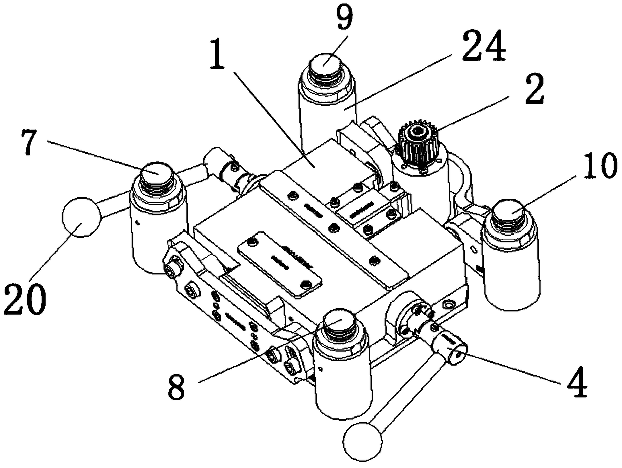 A welding machine automatically travels on a guide rail