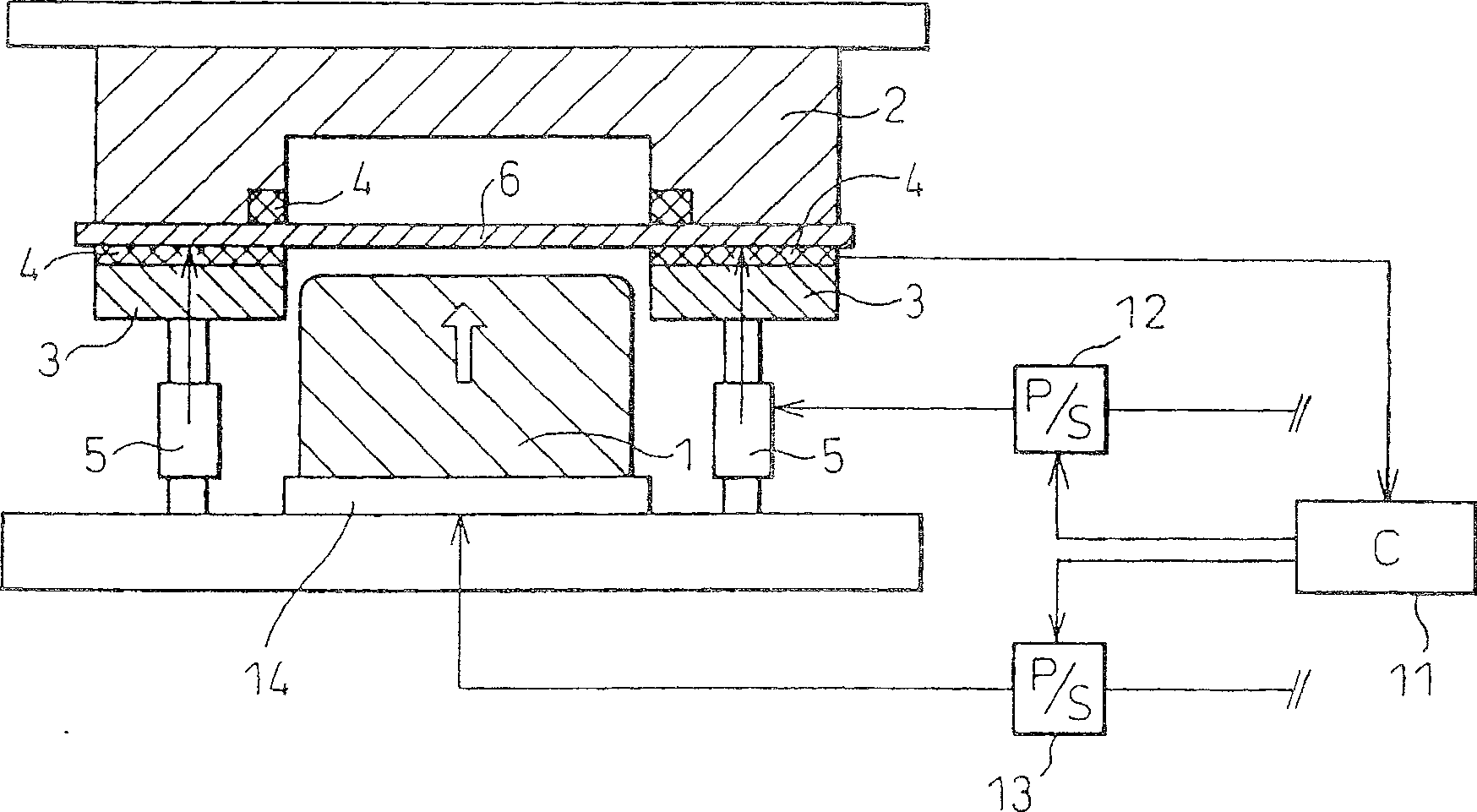 Press die apparatus for thin plate and press forming method