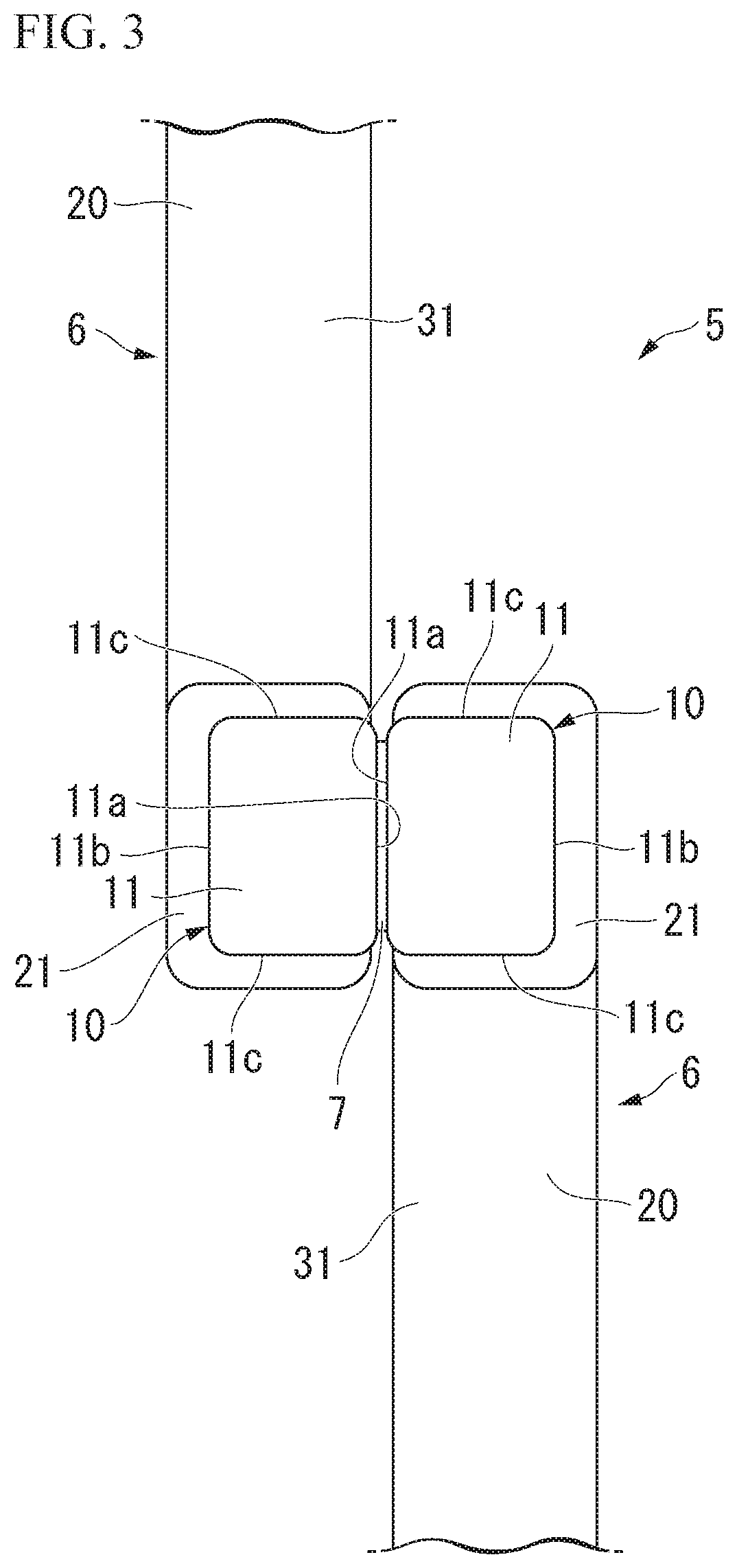 Electric wire segment and stator