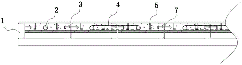 A steam pipe steel-concrete combined base form for precast concrete