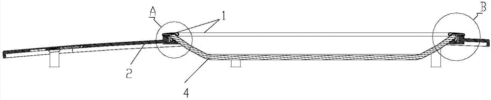 Fixing structure of induction cooker disc plate, fixing technology of metal connecting piece, fixing technology of induction cooker disc plate, and induction cooker