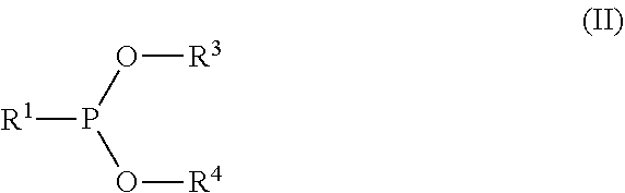 Process for producing phosphinates