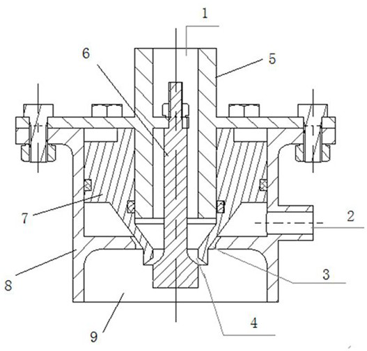 Needle valve injector for variable thrust rocket engine