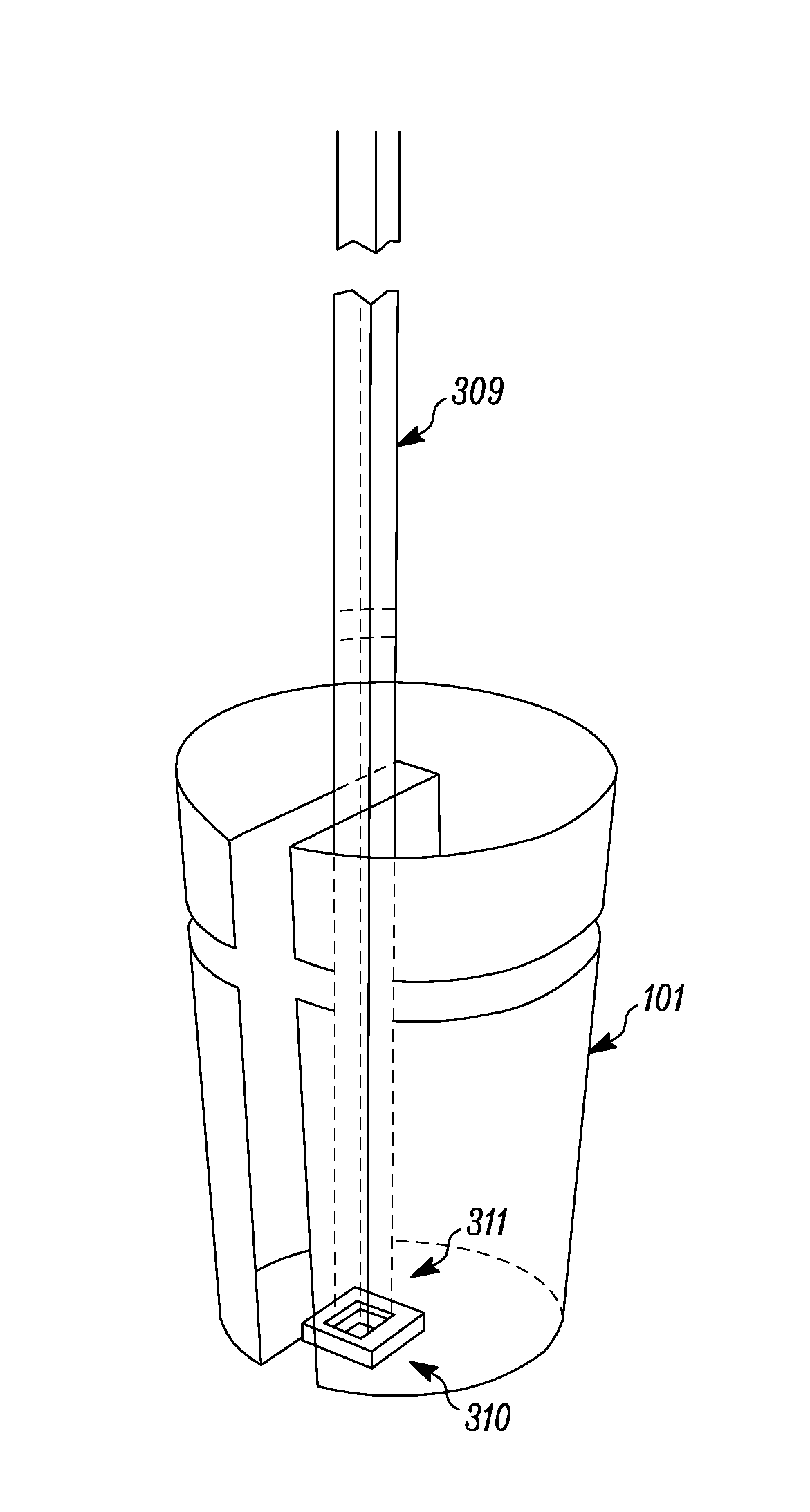 Device for securing temporary structures