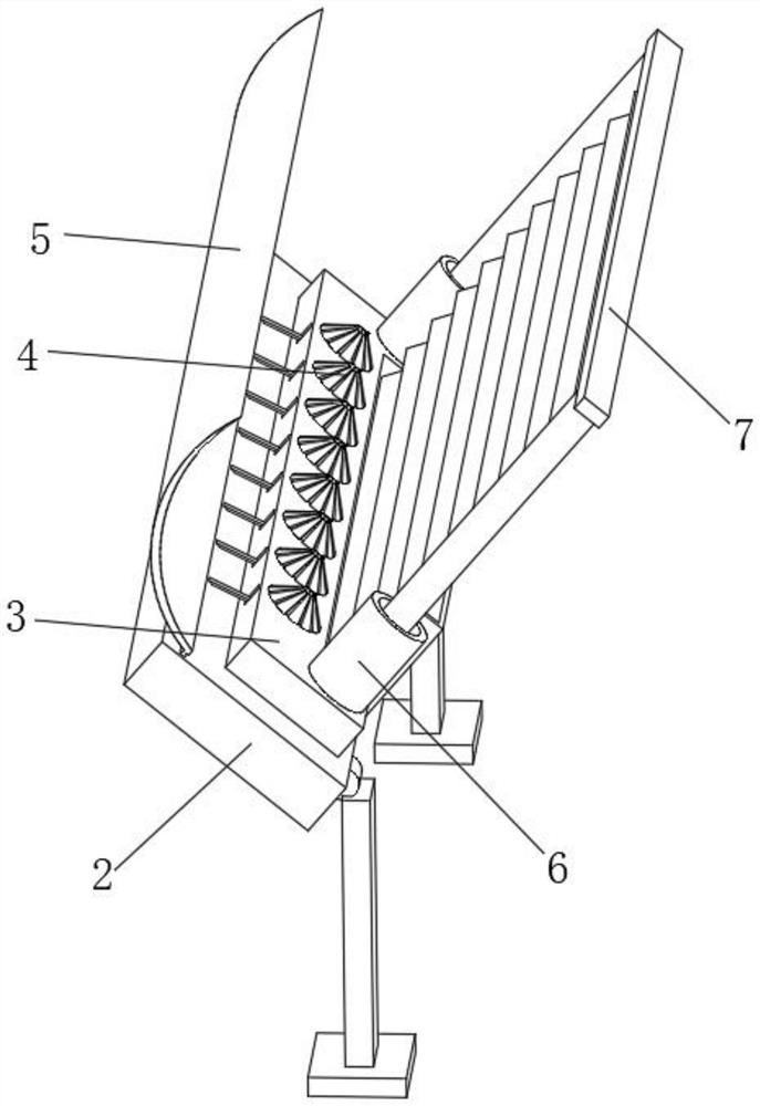 Environment-friendly dust falling device for constructional engineering