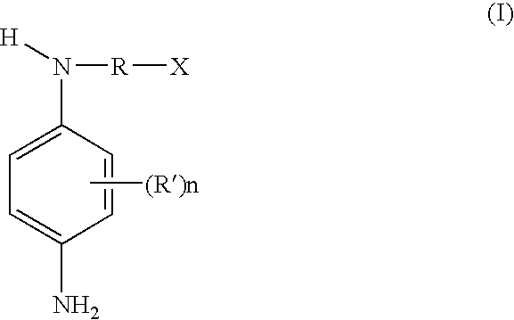 Secondary para-phenylenediamines having a carboxyl group, dye compositions comprising the same, and dyeing processes using the compositions