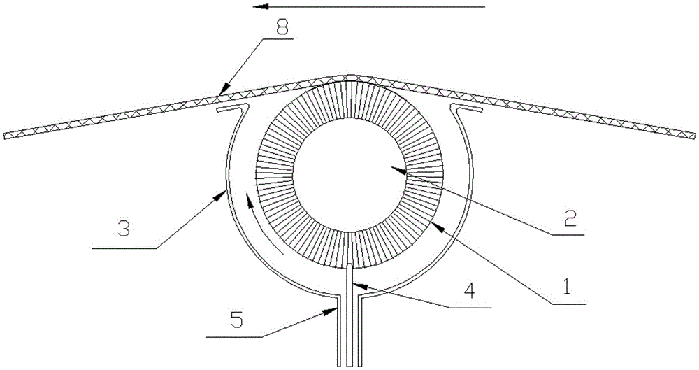 Reverse cleaning device for breathable mesh belt of wood-based panel pre-pressing machine