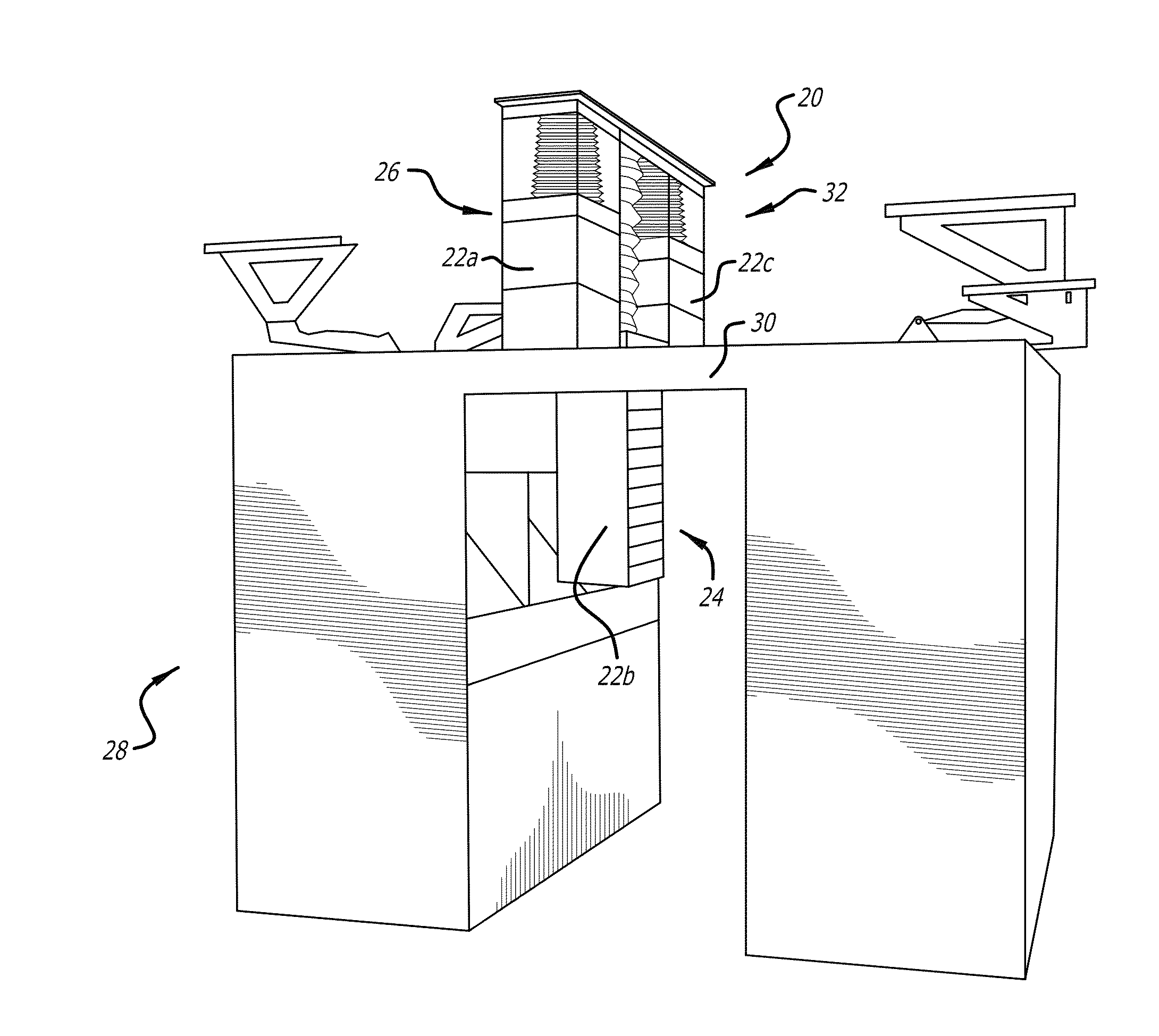 Vacuum powered lifting mechanism