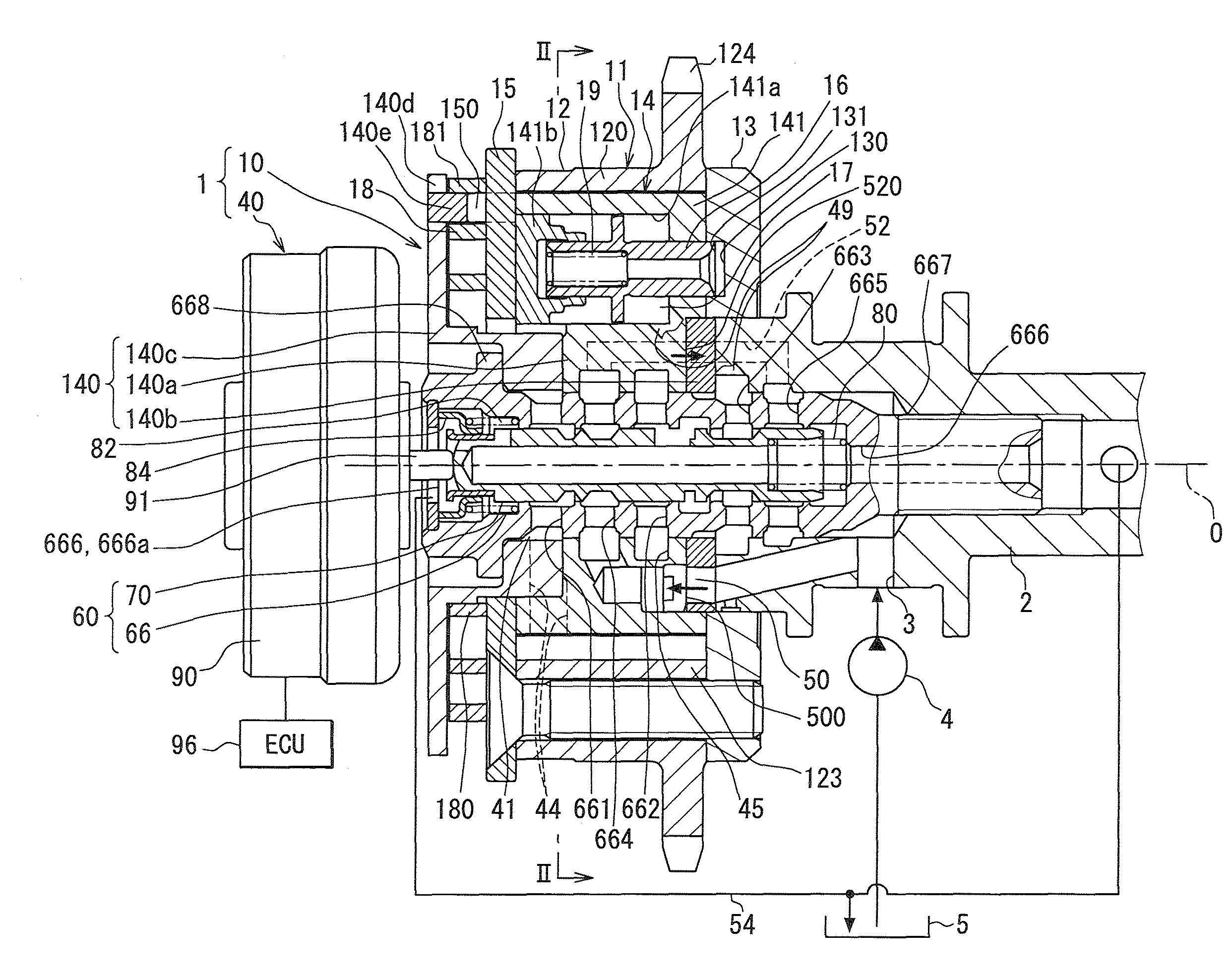 Variable valve timing device