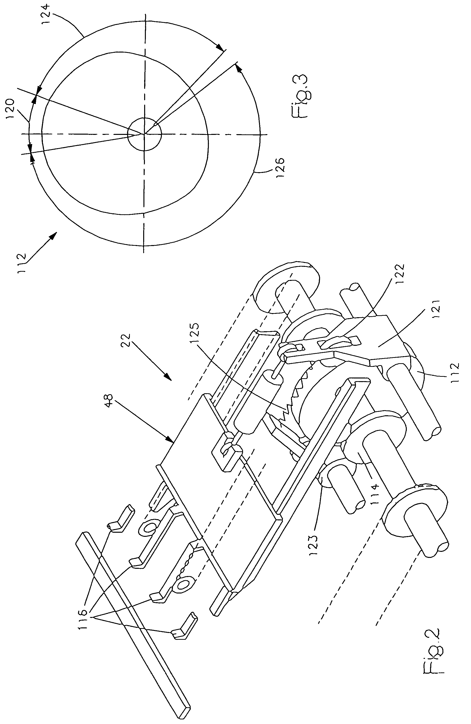 Infeed apparatus for a sheet material article trimmer