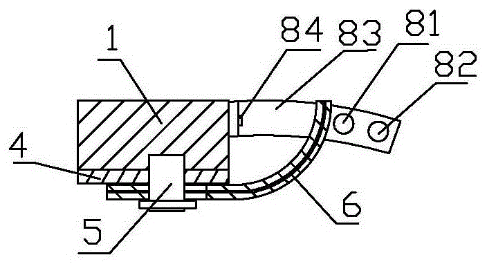 Strain clamp drainage plate with temperature control heating automatic shunting and alarm apparatus