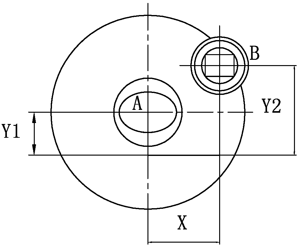 Spatial optical axis offset system for refrigeration type infrared thermal imaging lens