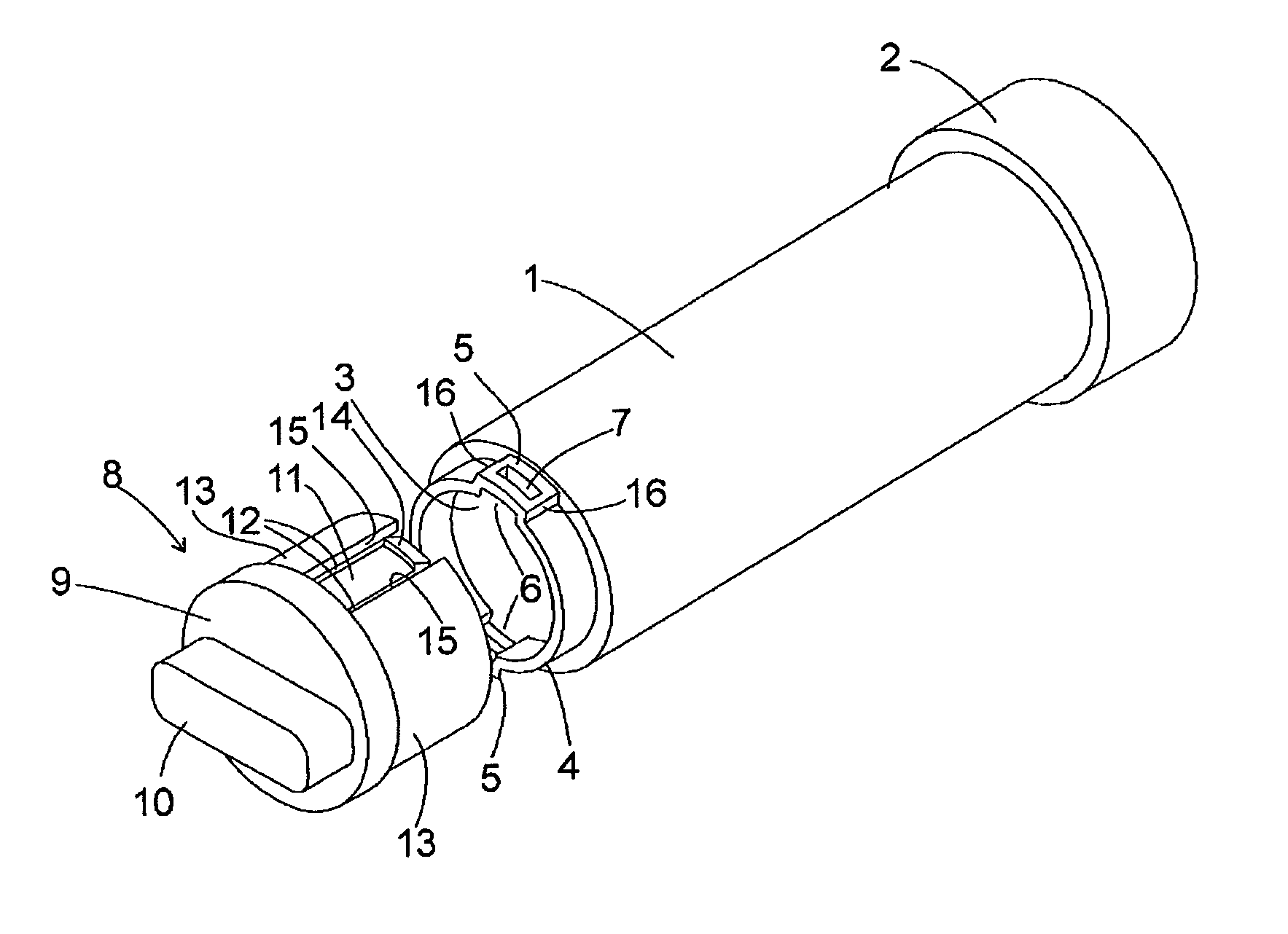 Refrigeration device and water filter for said device