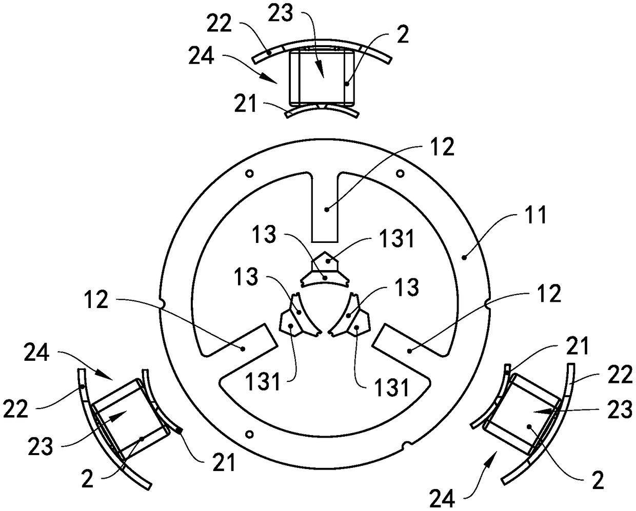 Stator core, stator, manufacturing method thereof, motor and household appliance