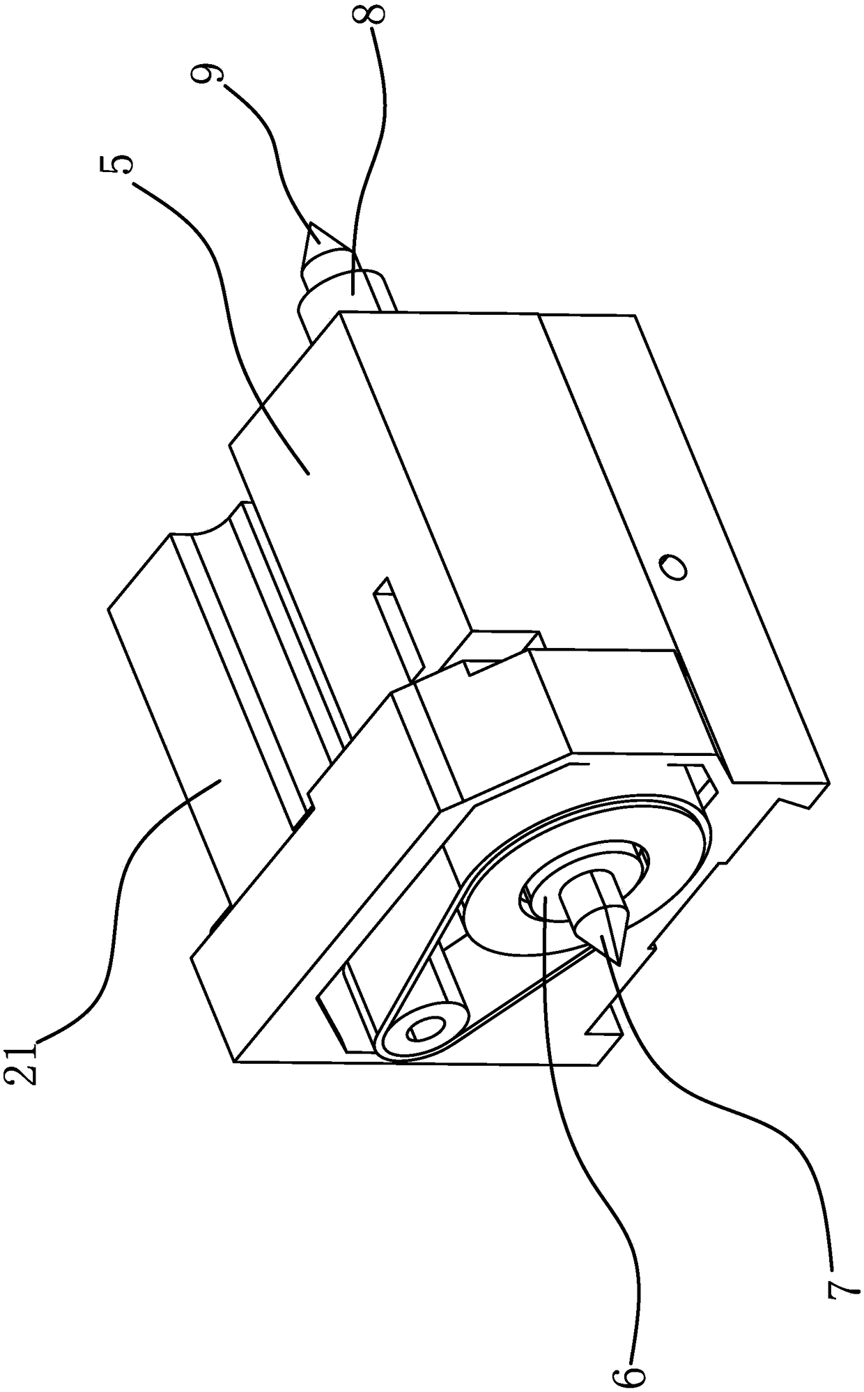 Outer circle grinding bed