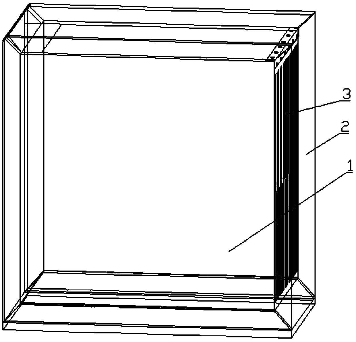 Single-side-heated external-heated thermal environment simulation device