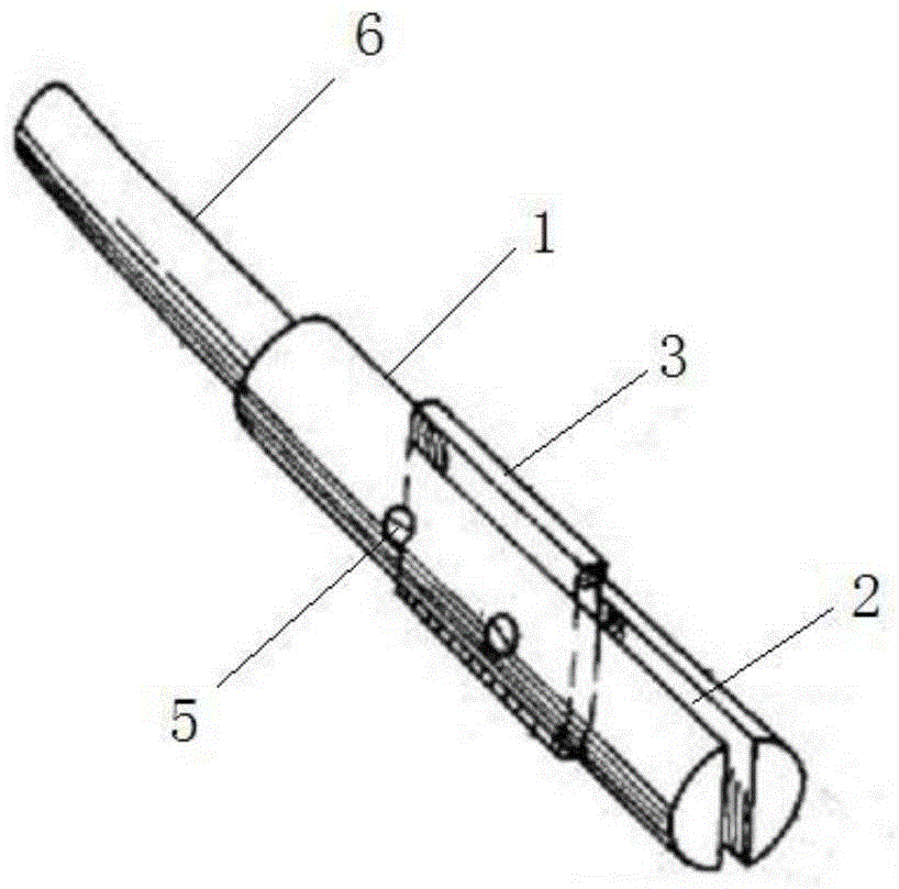 Tool for scraping burrs of short pipe end
