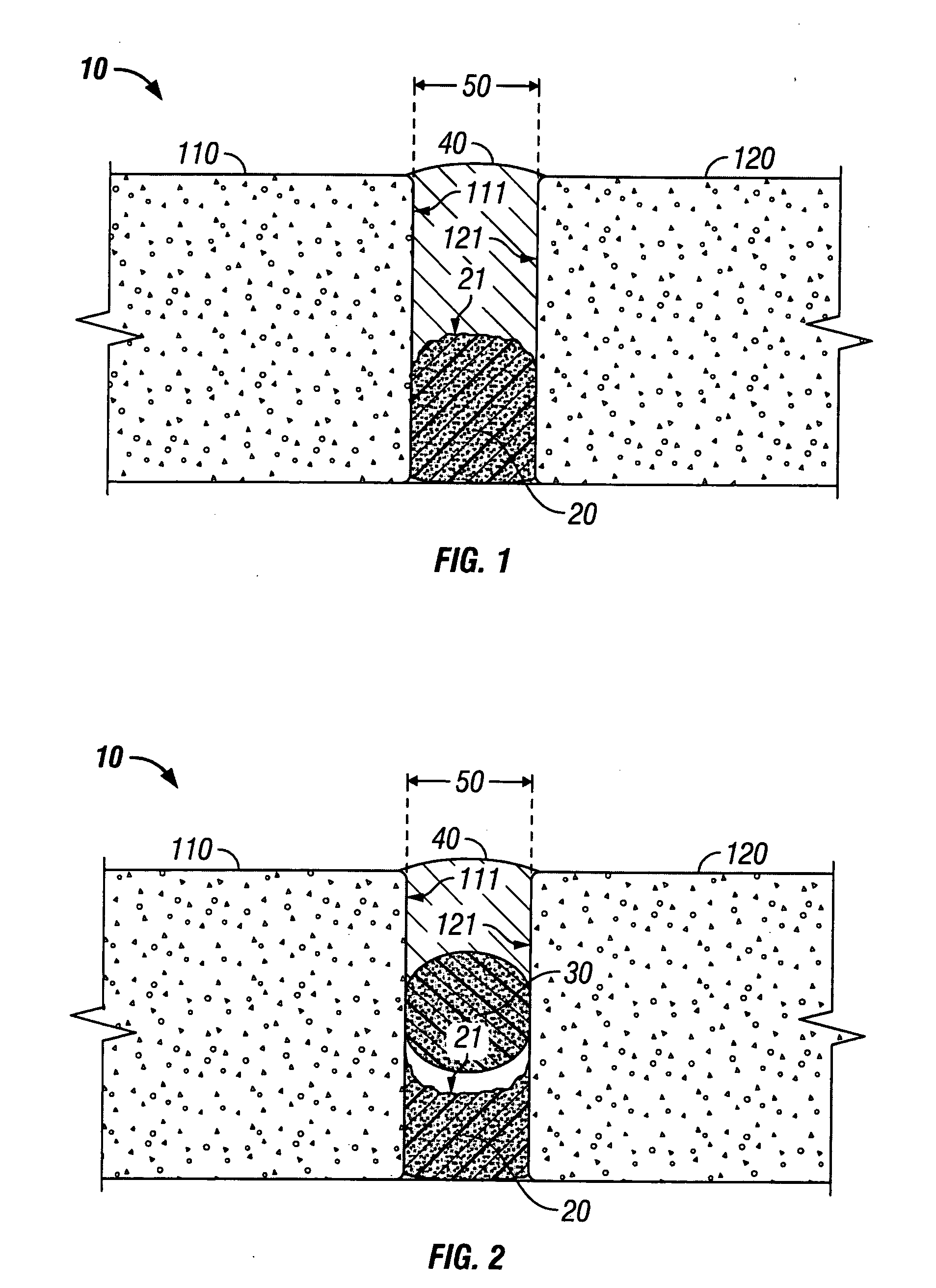 Method and device for resilient seal system
