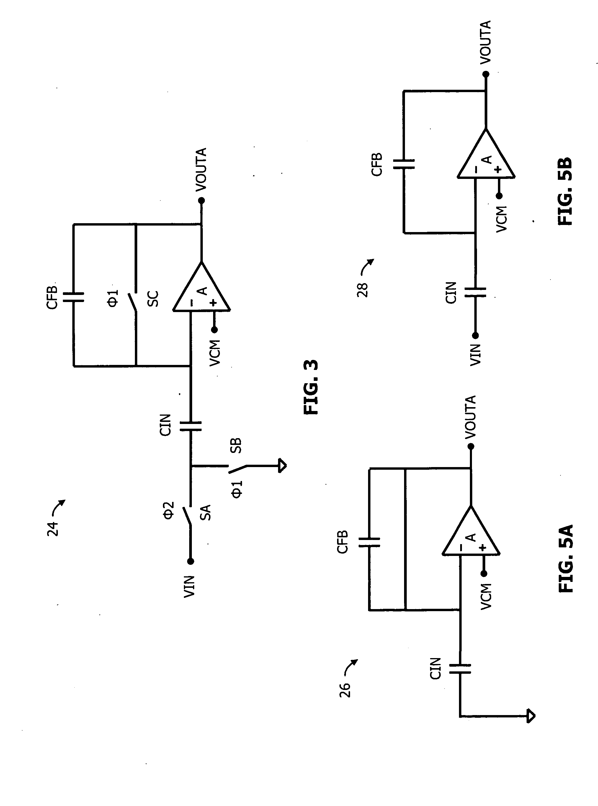 Switched-capacitor circuit having switch-less feedback path