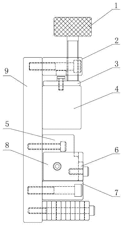 Mounting structure of longitudinal cutter in sub longitudinal cutting die for fins of air conditioners