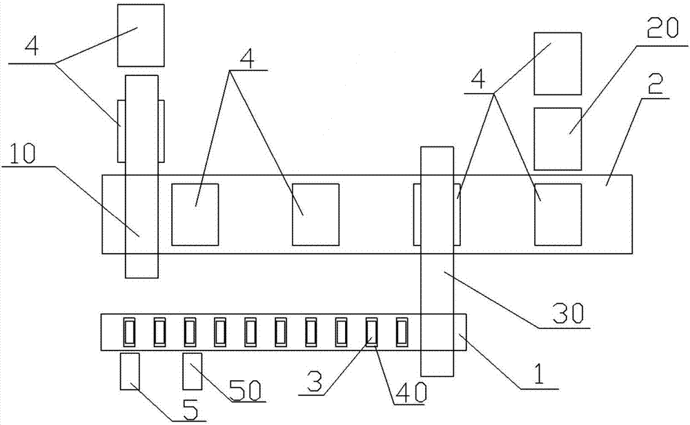 Product marking and packaging machine and application method thereof