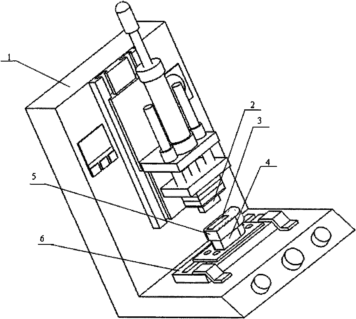 Device for eliminating marks of plastic parts and method thereof