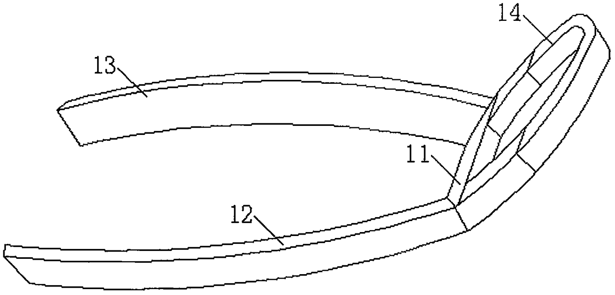 An auxiliary training device for standardizing swimmer's upper limb movements