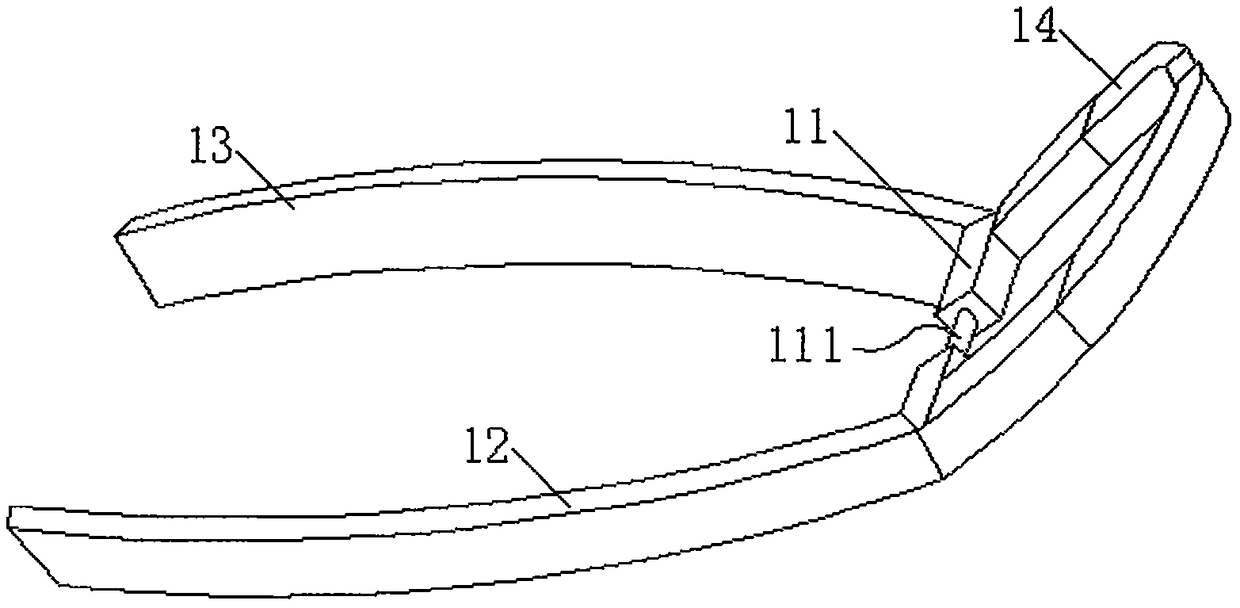 An auxiliary training device for standardizing swimmer's upper limb movements