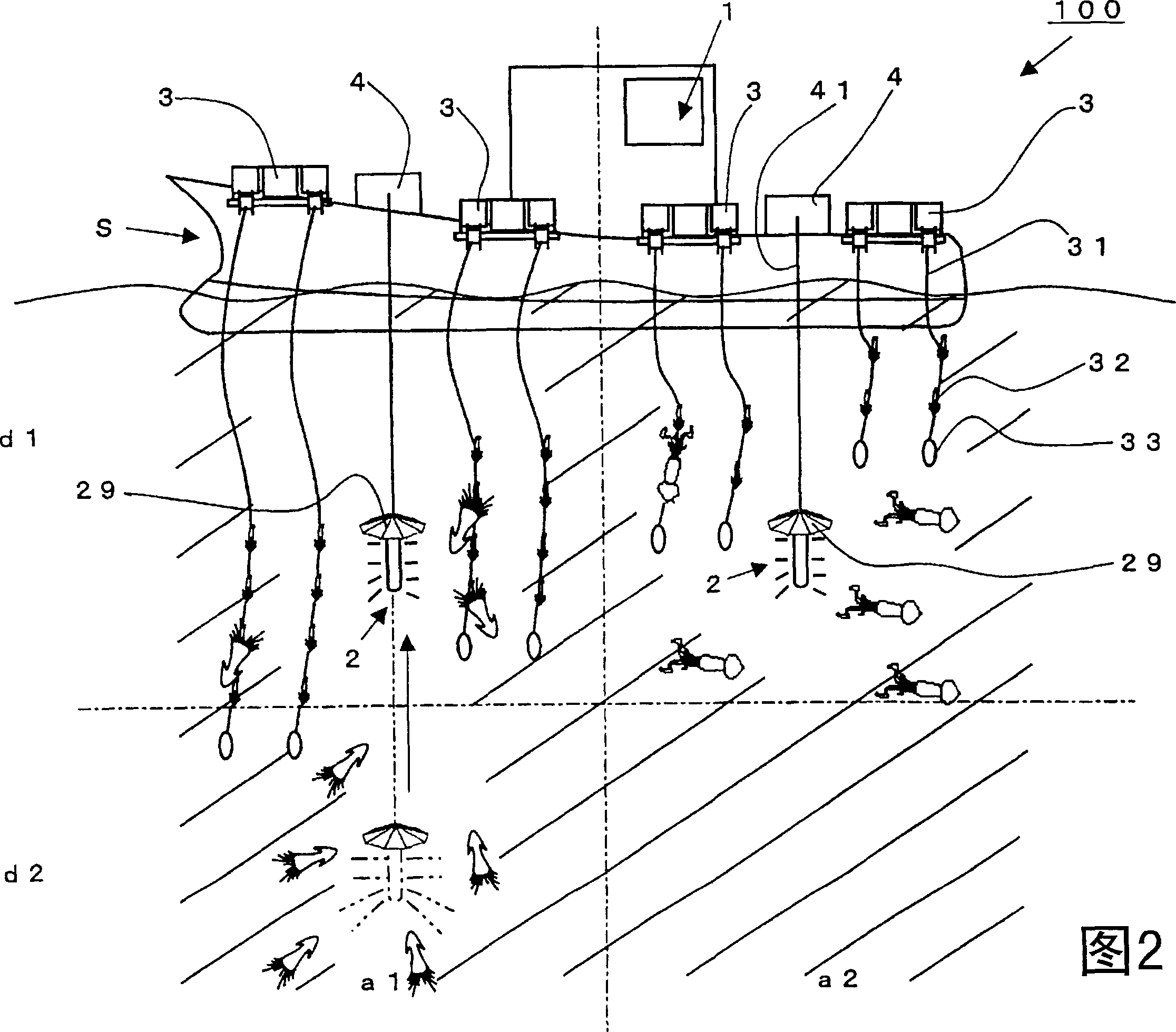 Fishing light device and usage of the same