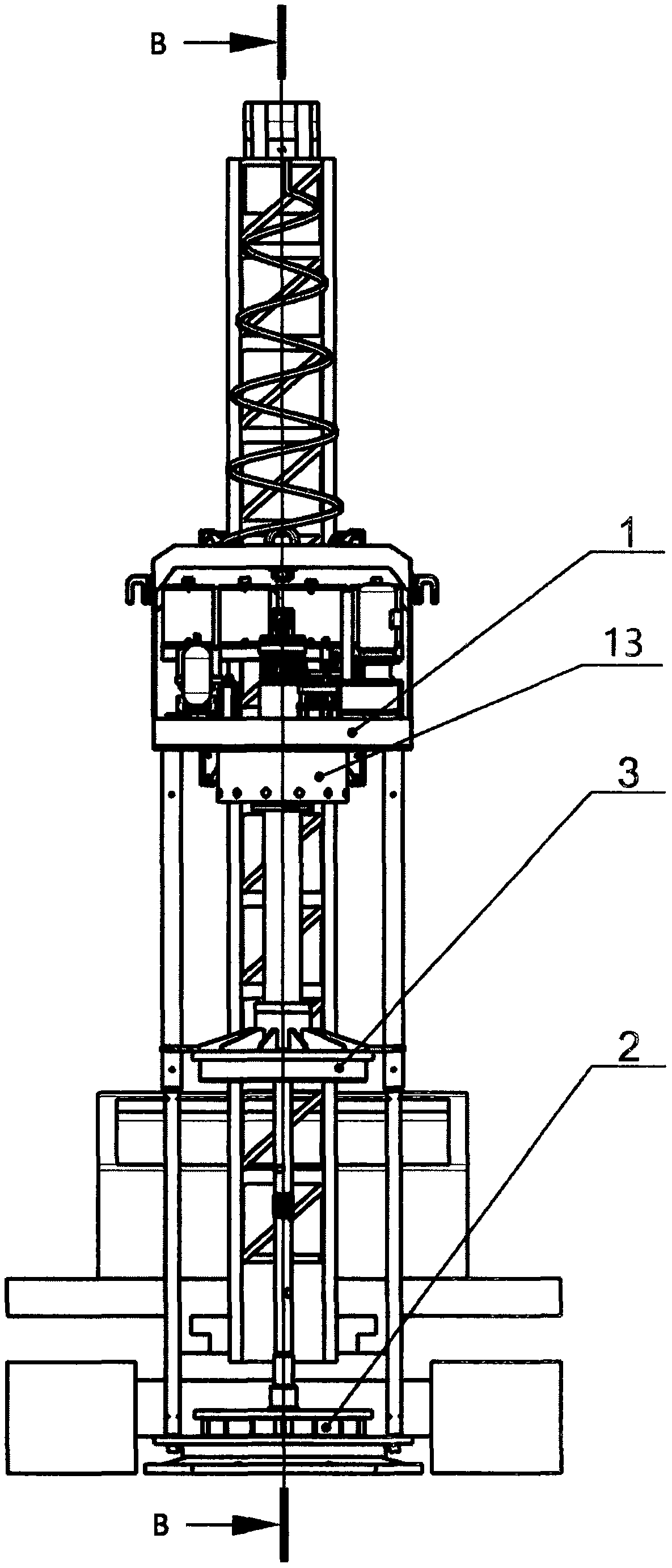 High-energy tamping machine